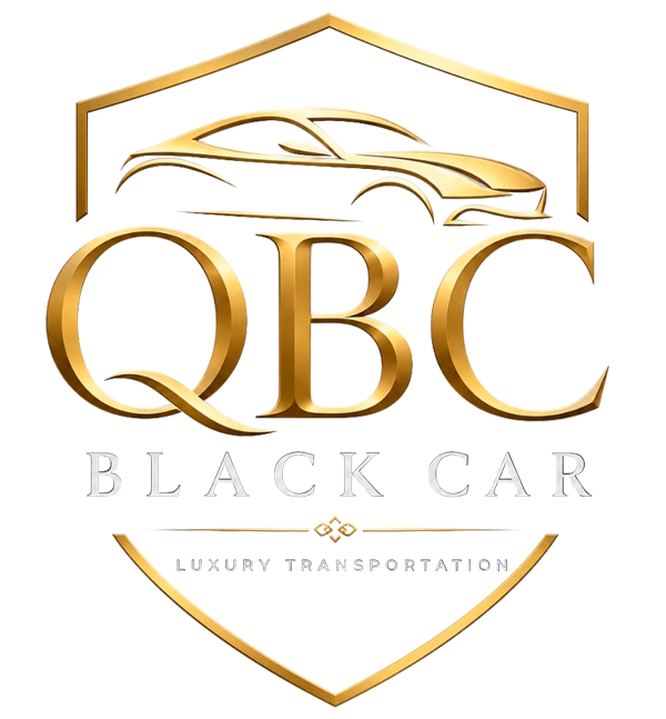Quick Black Car Luxury Transportation Logo